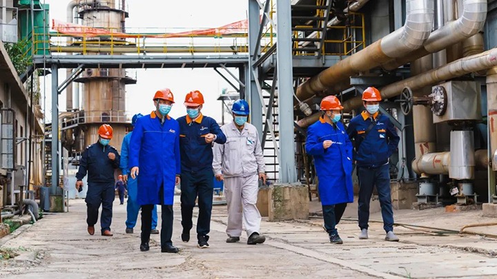 云煤（yl6809永利）集团党委副书记、副董事长、总经理高建嵩到解化化工分公司督导查抄安全出产工作