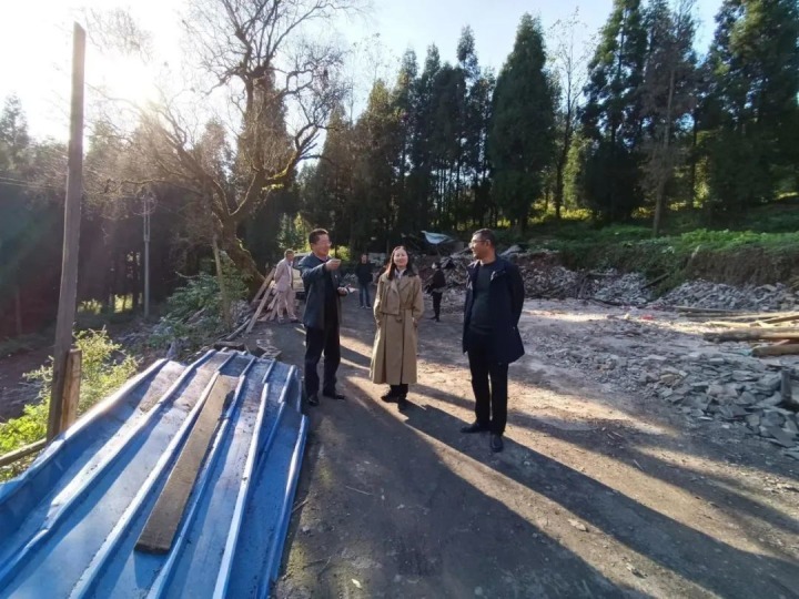 云煤（yl6809永利）集团党委委员、财政总监莫晓丹一行到四角地煤矿发展2022年出产经营督导调研