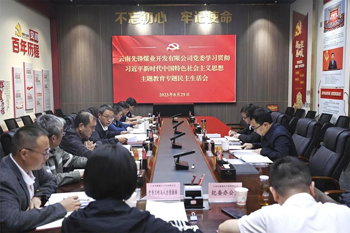 【主题教育】前锋煤业公司、镇雄煤业公司、威信煤炭公司召开主题教育专题民主生涯会